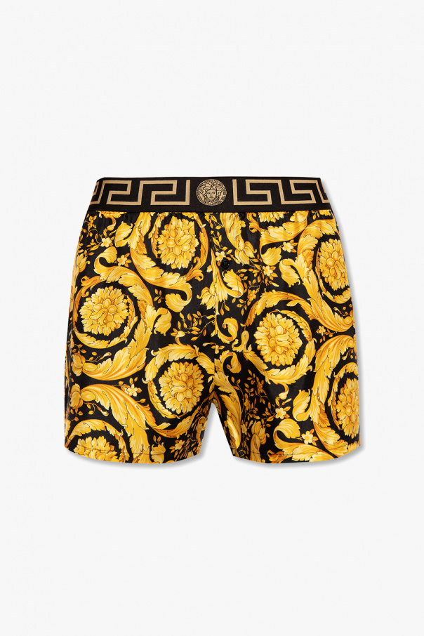 パンツ・ボトムスその他 VERSACE Two-tone stretch cotton boxer set Versace boxer shorts PRM EU